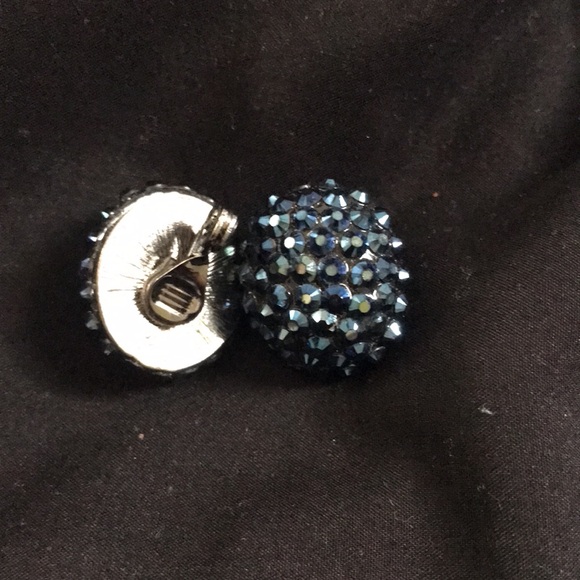 !!Swarovski!!Blue Crystal Set. Long Necklace, Bracelet, Earrings, NWOT - Picture 9 of 9